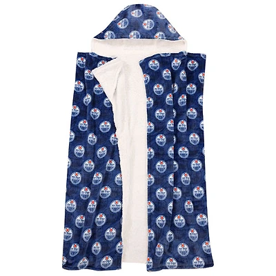 Jeté à capuchon de la LNH - 50 x 70 po - Oilers d'Edmonton