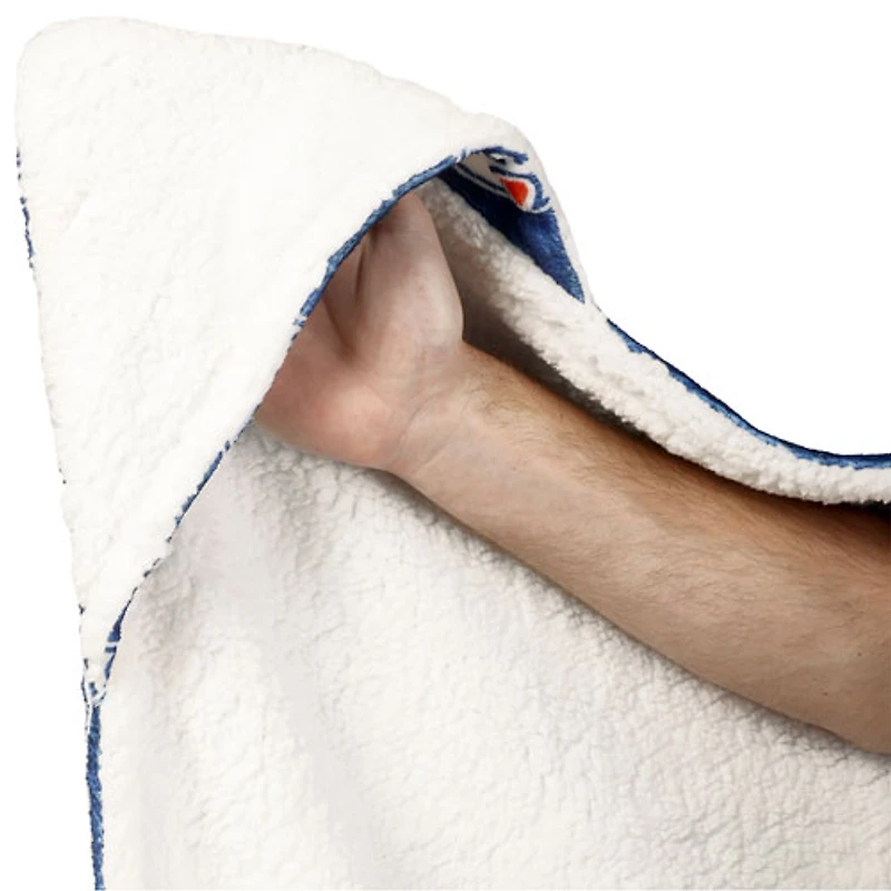 Jeté à capuchon de la LNH - 50 x 70 po - Oilers d'Edmonton