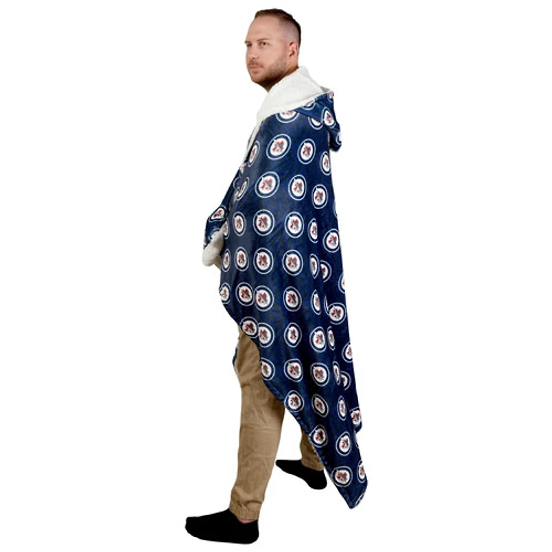 Jeté à capuchon de la LNH - 50 x 70 po - Jets de Winnipeg