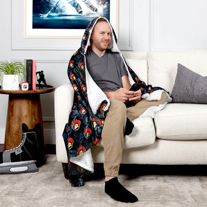 NHL Hooded Throw Blanket - 50" x 70