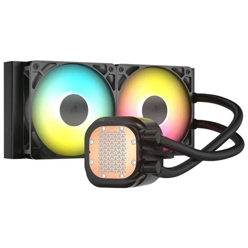 Système de refroidissement liquide pour processeur Nautilus 240 RS ARGB 120 mm de Corsair - Noir