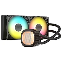 Système de refroidissement liquide pour processeur Nautilus 240 RS ARGB 120 mm de Corsair - Noir