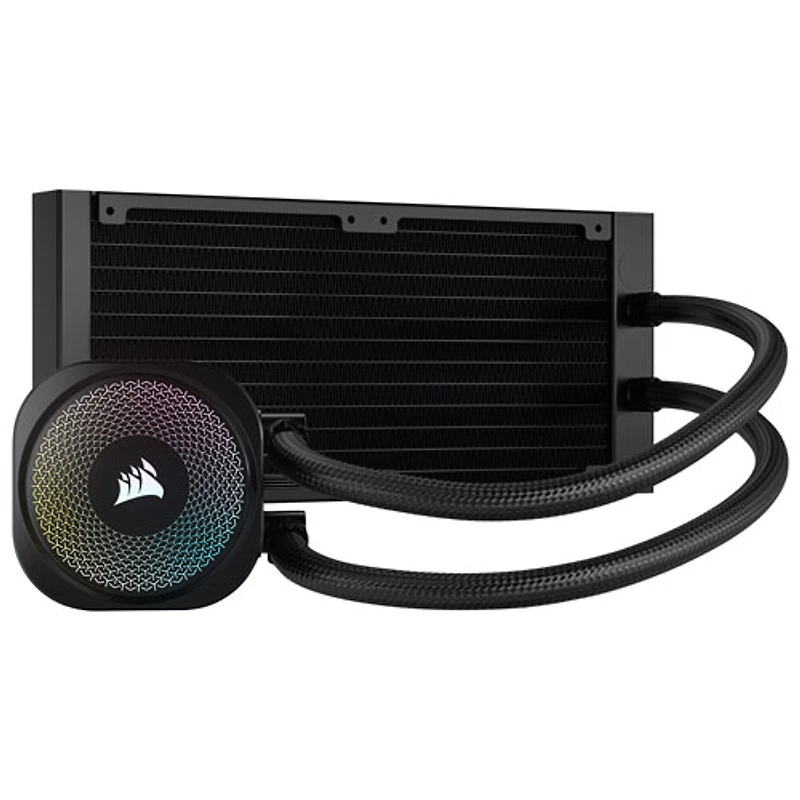 Système de refroidissement liquide pour processeur Nautilus 240 RS ARGB 120 mm de Corsair - Noir