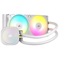 Système de refroidissement liquide pour processeur Nautilus 240 RS ARGB 120 mm de Corsair - Blanc