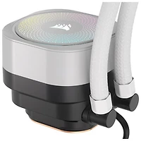 Système de refroidissement liquide pour processeur Nautilus 240 RS ARGB 120 mm de Corsair - Blanc