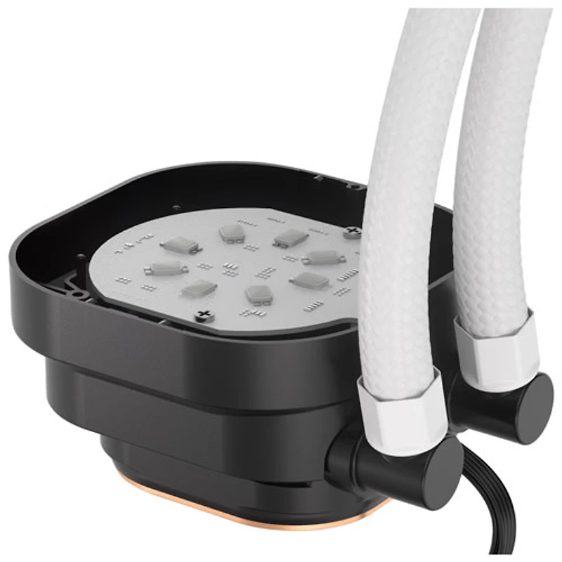 Système de refroidissement liquide pour processeur Nautilus 240 RS ARGB 120 mm de Corsair - Blanc