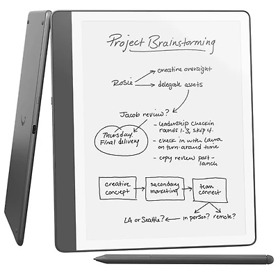 Liseuse numérique 16 Go 10,2 po Kindle Scribe d'Amazon avec écran tactile et stylet Premium (C4A6T4) - Tungstène