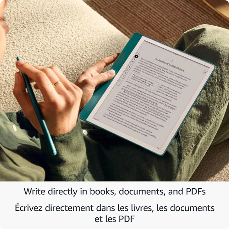 Liseuse numérique 16 Go 10,2 po Kindle Scribe d'Amazon avec écran tactile et stylet Premium (C4A6T4) - Tungstène