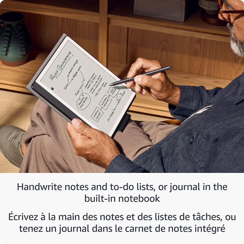 Liseuse numérique 16 Go 10,2 po Kindle Scribe d'Amazon avec écran tactile et stylet Premium (C4A6T4) - Tungstène