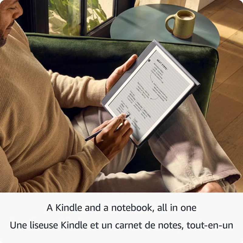 Liseuse numérique 64 Go 10,2 po Kindle Scribe d'Amazon avec écran tactile et stylet haut de gamme (C4A6T4) - Jade mat