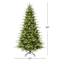 Arbre de Noël de 7,5 pi avec lumières de Puleo (301-CAT-75LW5K4-CUL) - Sapin Carrington