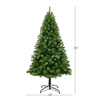 Arbre de Noël de 6,5 pi de Puleo (357-DIP-65HIN) - Pin Dixon