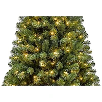 Arbre de Noël de 7 pi avec lumières de Puleo (357OFD70LDF3KZ350CUL) - Épinette Oxford
