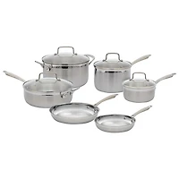 Batterie de cuisine 10 pièces de Cuisinart - Argenté