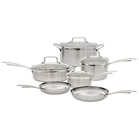 Batterie de cuisine 10 pièces de Cuisinart - Argenté