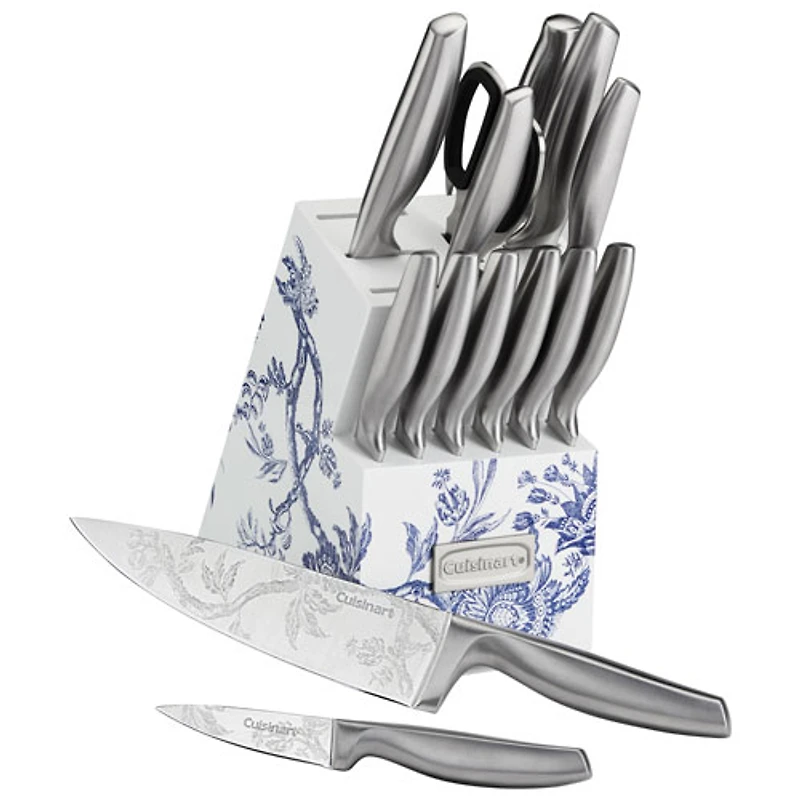 Porte-couteau 15 pièces en acier allemand Caskata de Cuisinart (C77SS-15PKCAC)