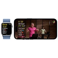 Koodo Apple Watch Series 9 (GPS + Cellular) 45mm Graphite Stainless Steel Case with Midnight Sport Band - Small/Medium 140-190mm - Monthly Tab Payment