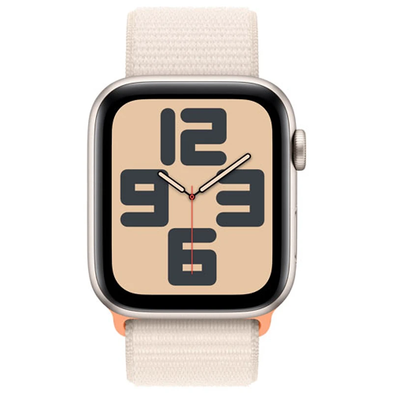 Apple Watch SE (GPS + cellulaire) avec boîtier de 44 mm en aluminium comète et bracelet sport comète par Koodo - Paiement Balance mensuel
