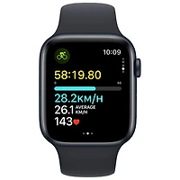 Koodo Apple Watch SE (GPS + Cellular) 44mm Midnight Aluminum Case with Midnight Sport Band