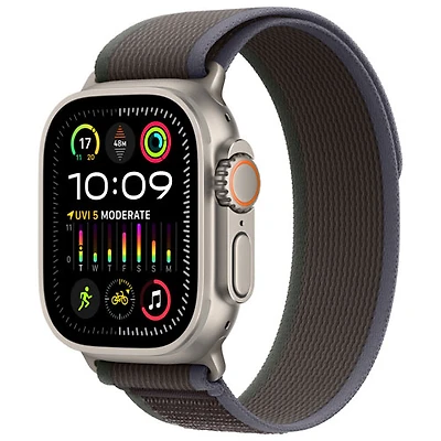 Koodo Apple Watch Ultra 2 (GPS + Cellular) 49mm Titanium Case with Trail Loop - Small / Medium 130-180mm