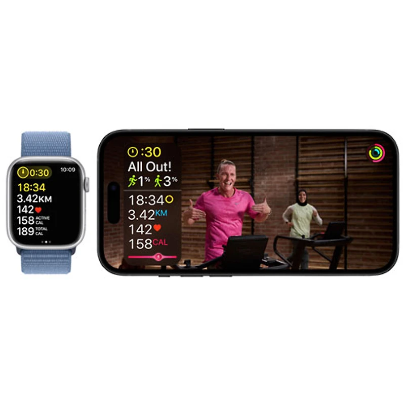 Koodo Apple Watch Ultra 2 (GPS + Cellular) 49mm Titanium Case with Trail Loop - Small / Medium 130-180mm