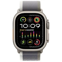 Koodo Apple Watch Ultra 2 (GPS + Cellular) 49mm Titanium Case with Green Grey Trail Loop - Medium / Large 145-220mm - Monthly Tab Payment