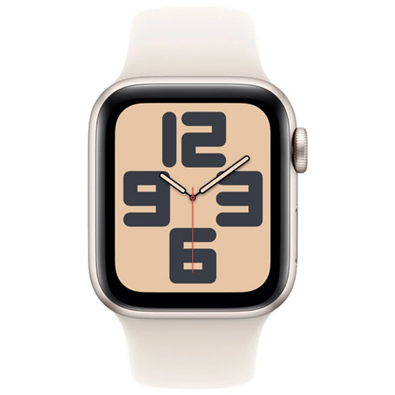 Koodo Apple Watch SE (GPS + Cellular) 40mm Starlight Aluminum Case with Starlight Sport Band - Small/Medium - Monthly Tab Payment