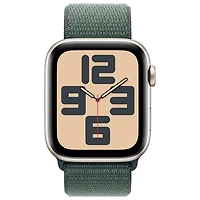 Koodo Apple Watch SE (GPS + Cellular) 44mm Starlight Aluminum Case with Lake Green Sport Loop - Monthly Tab Payment