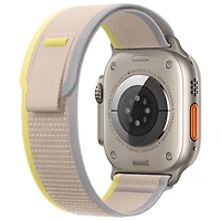 Koodo Apple Watch Ultra (GPS + Cellular) 49mm Titanium Case with Yellow/Beige Trail Loop - Small/Medium - Monthly Tab Payment