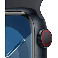 Koodo Apple Watch Series 9 (GPS + Cellular) 41mm Midnight Aluminum Case with Midnight Sport Band - Medium / Large 150-200mm - Monthly Tab Payment