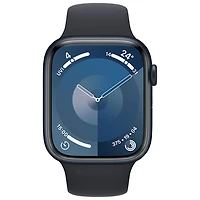Koodo Apple Watch Series 9 (GPS + Cellular) 45mm Midnight Aluminium Case with Midnight Sport Band - Small / Medium 140-190mm - Monthly Tab Payment