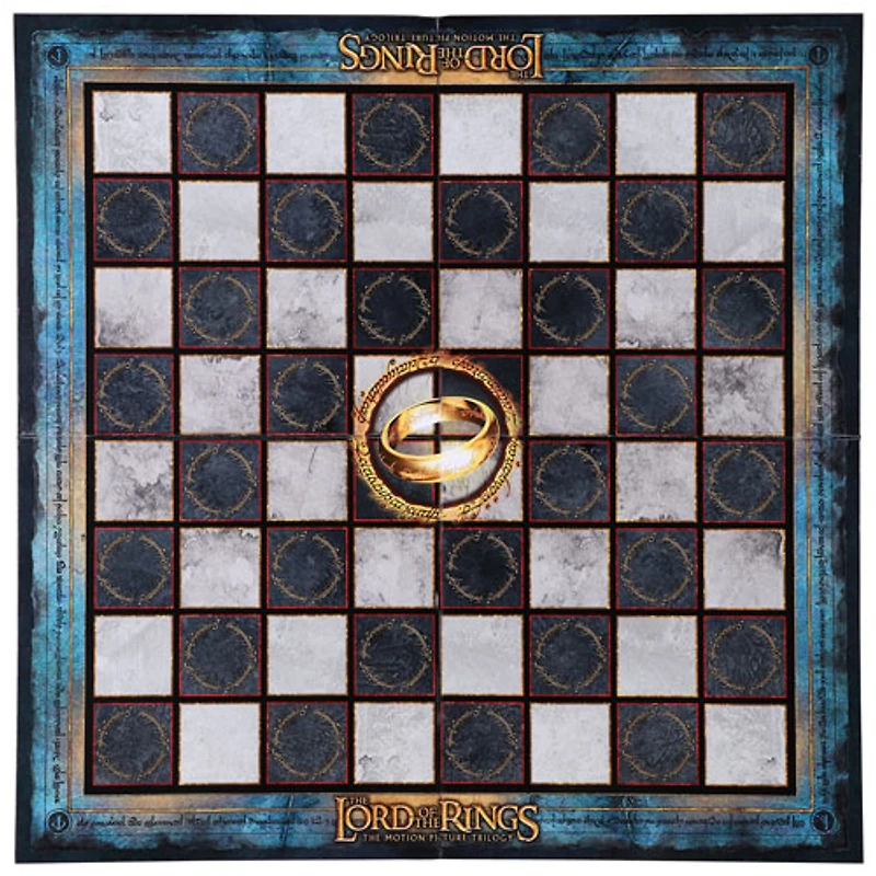 Jeu d'échecs The Noble Collection : Échiquier Le Seigneur des Anneaux - Bataille de la Terre du Milieu