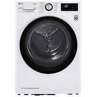 Open Box - LG 4.2 Cu. Ft. Electric Dryer (DLHC1455W) - White - Perfect Condition