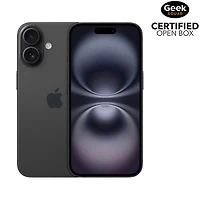 Open Box - Apple iPhone 16 128GB - Black - Unlocked