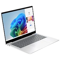 Portable PC 14 po OmniBook X Gen AI de HP - Argenté glacier (Snapdragon X Plus/RAM 16 Go/SSD 1 To/Windows 11 Famille)