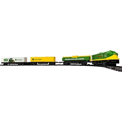 Lionel John Deere Diesel Mini Battery-Operated Train Set