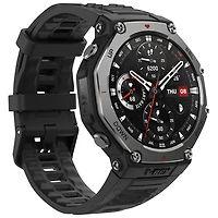 Montre intelligente d'extérieur Bluetooth de 48 mm T-Rex 3 d'Amazfit - Onyx