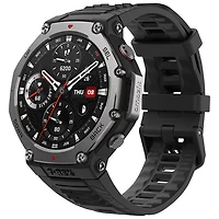 Montre intelligente d'extérieur Bluetooth de 48 mm T-Rex 3 d'Amazfit - Onyx