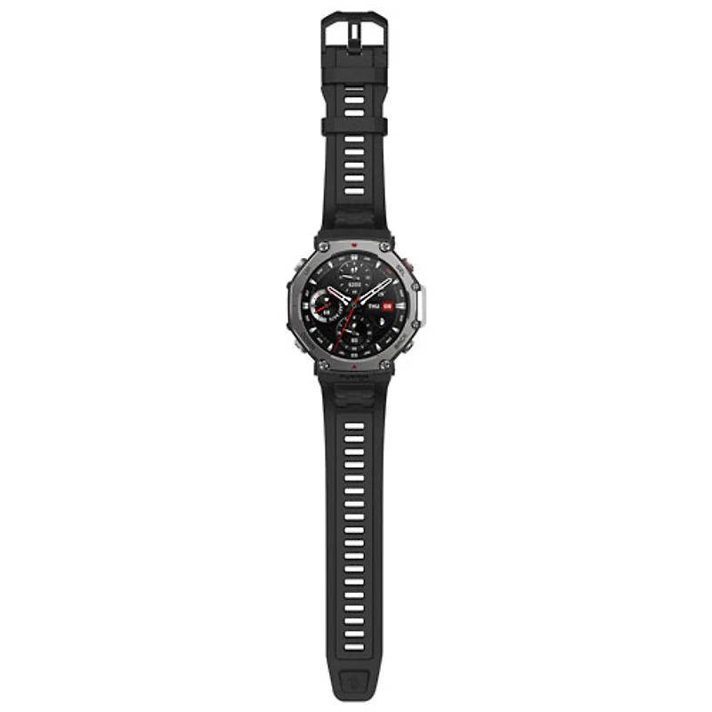 Montre intelligente d'extérieur Bluetooth de 48 mm T-Rex 3 d'Amazfit - Onyx