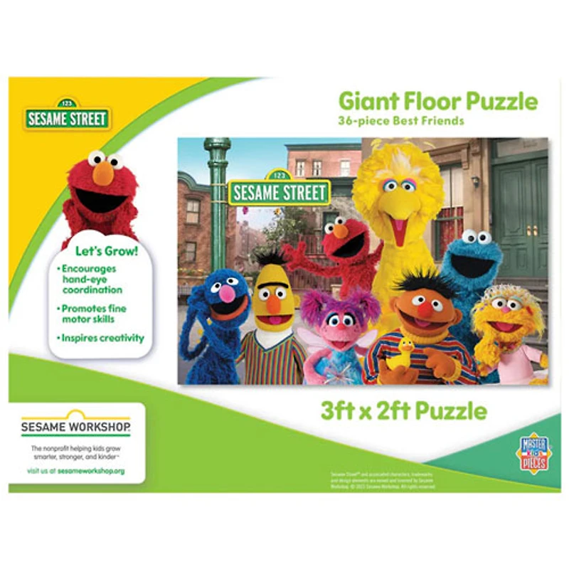 Sesame Street: Best Friends - Casse-tête de plancher géant de 36 pièces