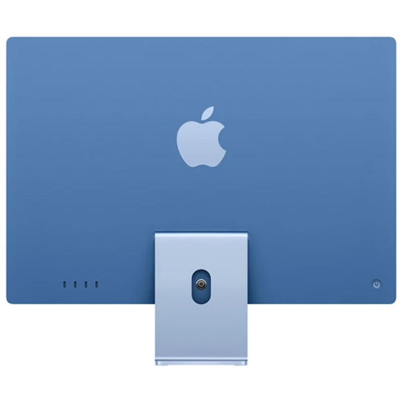 iMac de 24 po d'Apple (automne 2024) - Bleu (puce M4 d'Apple/processeur graphique 10 coeurs/RAM 24 Go/SSD 512 Go) - Anglais