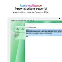 iMac de 24 po d'Apple (automne 2024) - Vert (puce M4 d'Apple/processeur graphique 8 coeurs/RAM 16 Go/SSD 256 Go) - Anglais