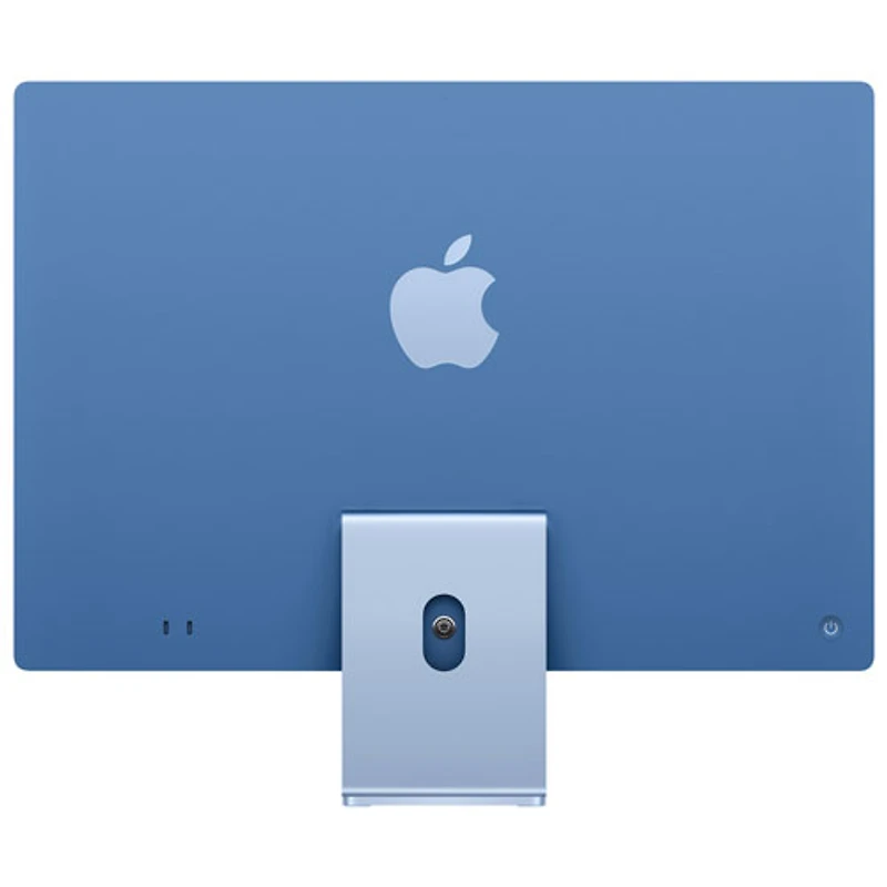 iMac de 24 po d'Apple (automne 2024) - Bleu (puce M4 d'Apple/processeur graphique 8 coeurs/RAM 16 Go/SSD 256 Go) - Anglais