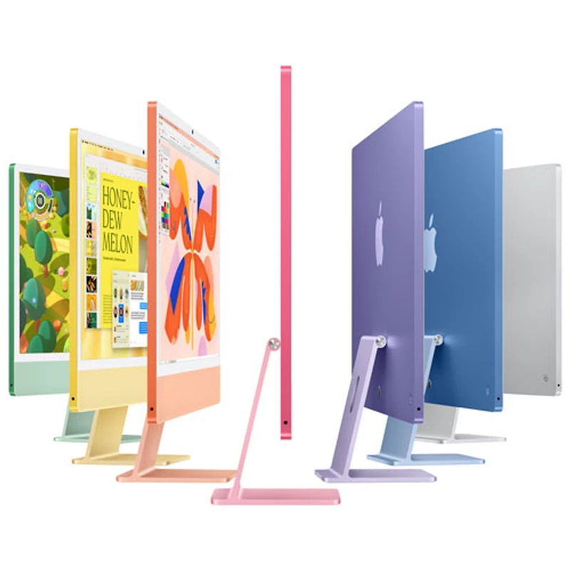 Apple iMac 24" (Fall 2024) - Green (Apple M4 Chip / 10-Core GPU / 16GB RAM / 512GB SSD) - English