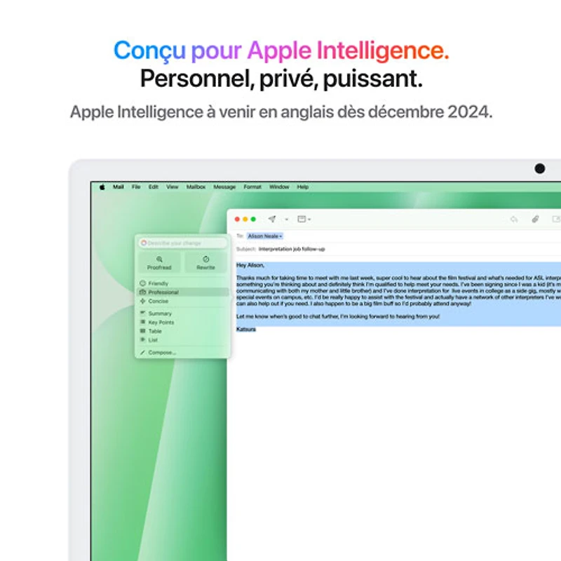 Apple iMac 24" (Fall 2024) - Green (Apple M4 Chip / 10-Core GPU / 16GB RAM / 512GB SSD) - English