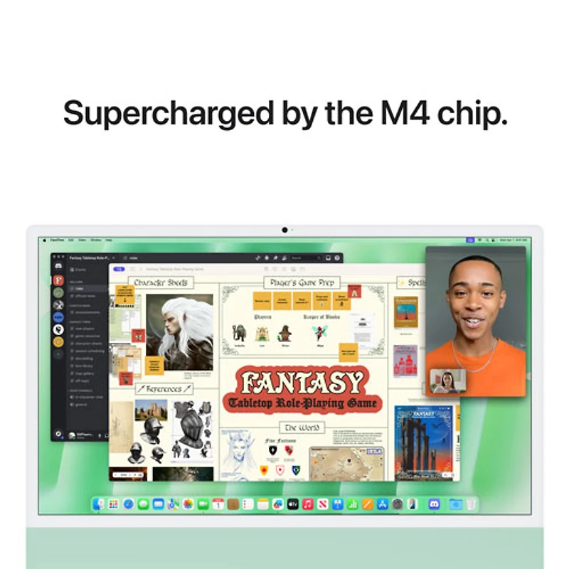 Apple iMac 24" (Fall 2024) - Green (Apple M4 Chip / 10-Core GPU / 16GB RAM / 512GB SSD) - English