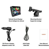 NüPower Series 7" Wireless CarPlay & Android Auto Vehicle Smart Display - Only at Best Buy