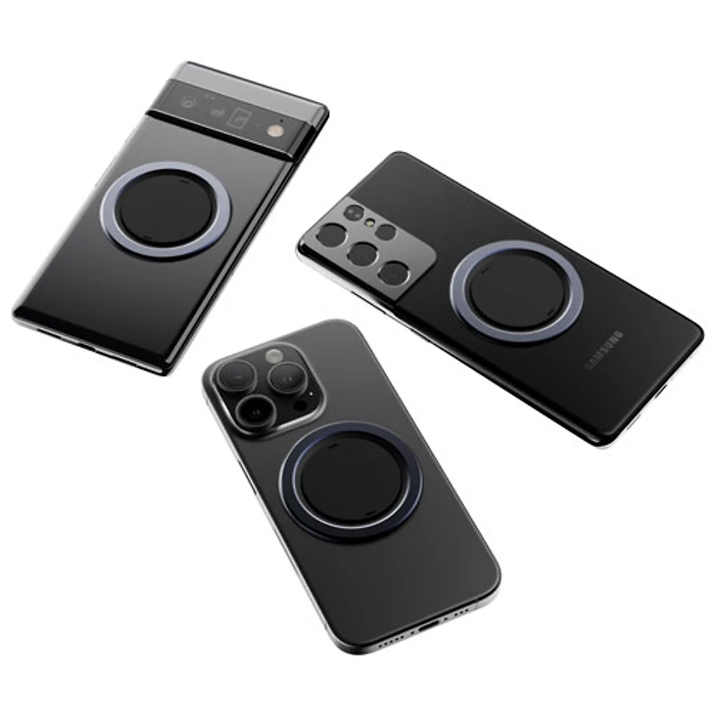 ohsnap! - Support/prise extensible universel Snap 4 Luxe avec MagSafe pour téléphone cellulaire - Bleu minuit