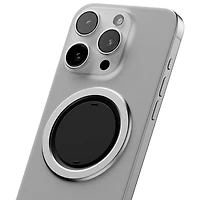 ohsnap! - Support/prise extensible universel Snap 4 Luxe avec MagSafe pour téléphone cellulaire - Argenté pur