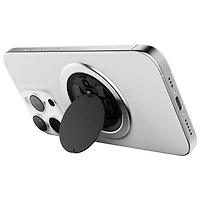 ohsnap! - Support/prise extensible universel Snap 4 Luxe avec MagSafe pour téléphone cellulaire - Argenté pur